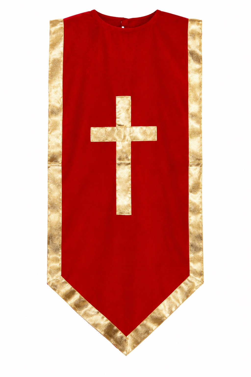 Mikulášský plášť červený